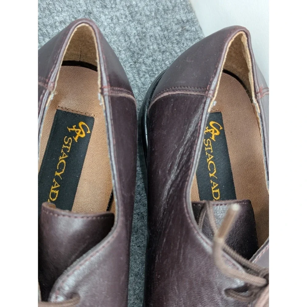 STACY ADAMS Men's Brown Leather Dress‎ Shoes Oxford Size 7 M 23179-02